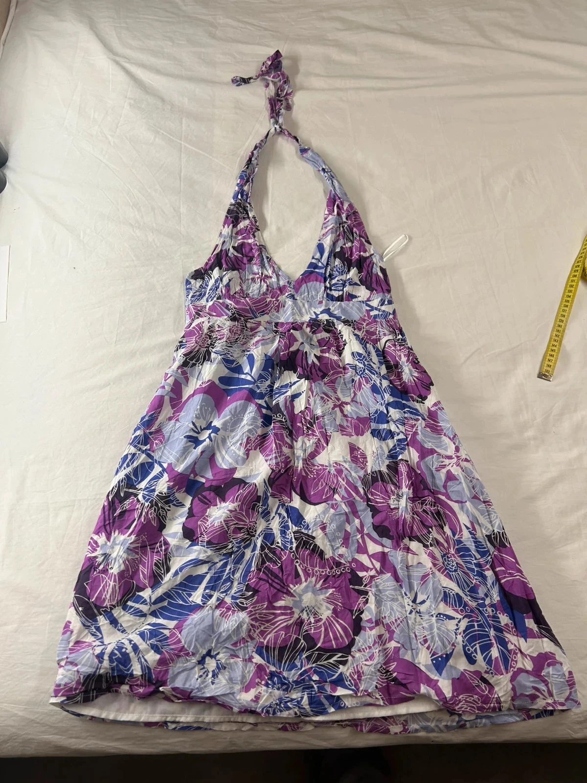 Paarse zomerjurk met open rug promod – photo 11